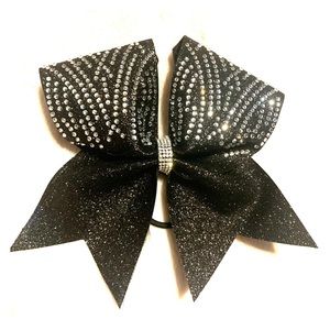 Black Cheerleading Bow